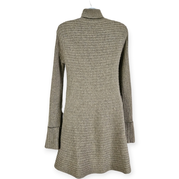 NWOT Autumn Cashmere taupe tan brown cashmere tunic sweater dress Womens Small - Picture 4 of 7